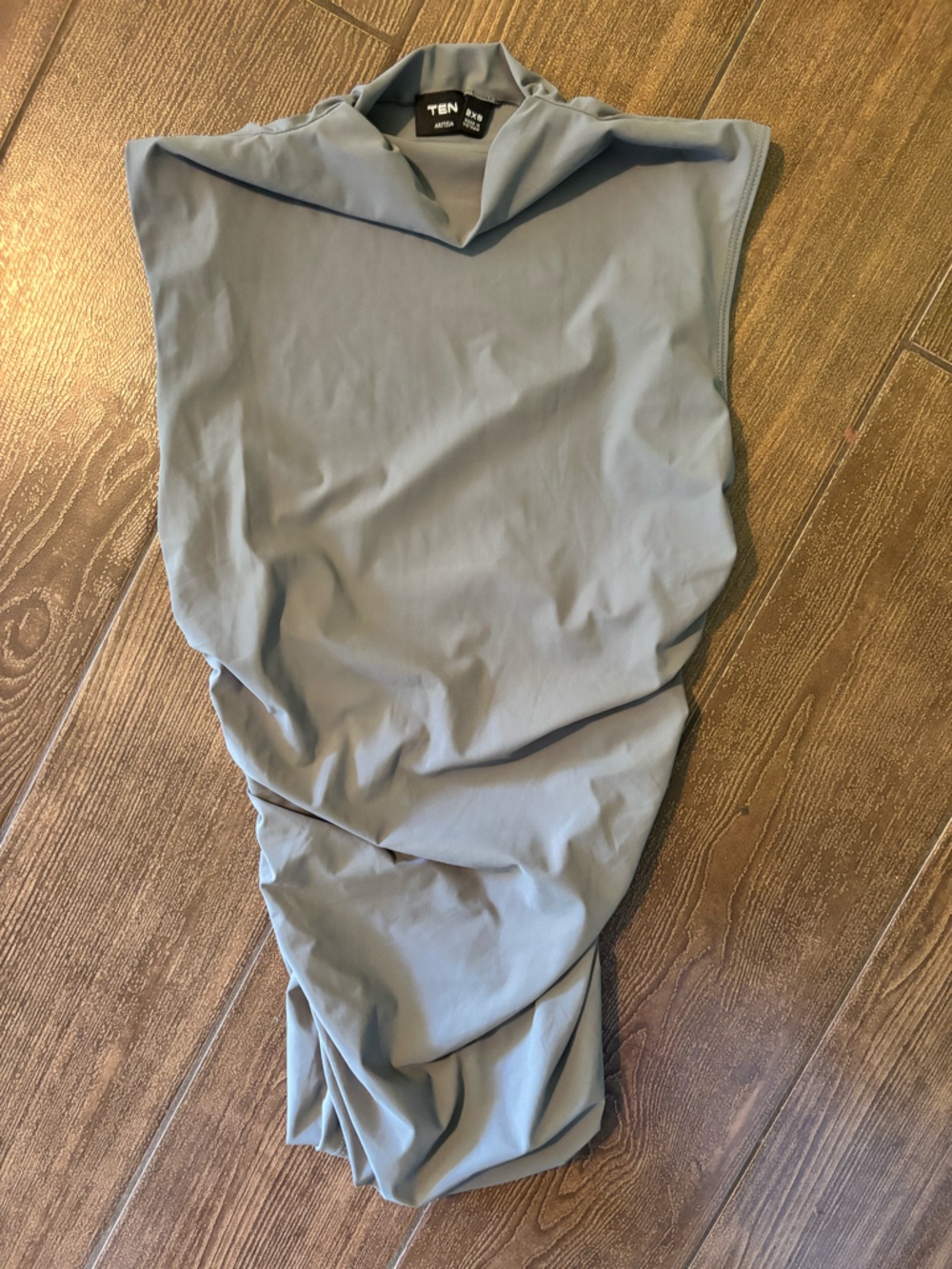 Aritzia TEN Gray Fitted Top XS